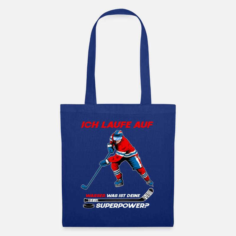 Fantastischen Eishockey Spieler - Eishockey - Stoffbeutel - Royalblau