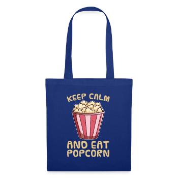 Popcorn - Stoffbeutel - Royalblau - Vorne