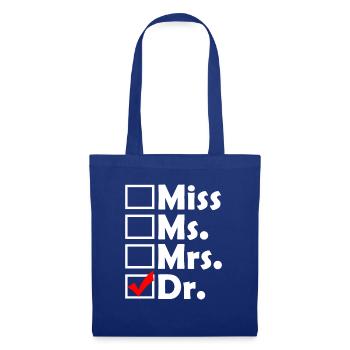 Médecin médecin spécialiste médecin - Sac en tissu - bleu royal - Devant