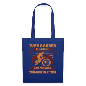 MTB Mountainbike - Stoffbeutel - Royalblau - Vorne