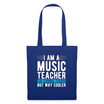 Professeurs de musique Professeurs de musique - Sac en tissu - bleu royal - Devant