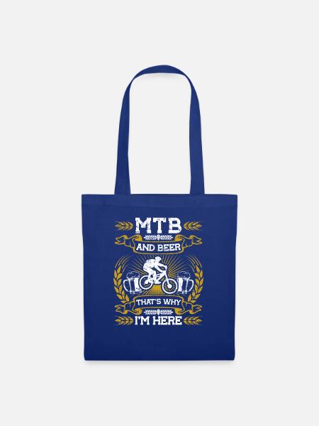MTB Mountainbike - Stoffbeutel - Royalblau