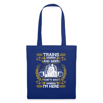 Railway Railway Train Train Train Driver - Tote Bag - royal blue - Front