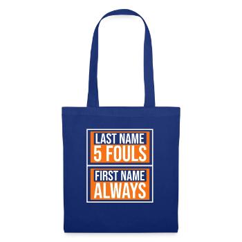 Basketteur - Sac en tissu - bleu royal - Devant