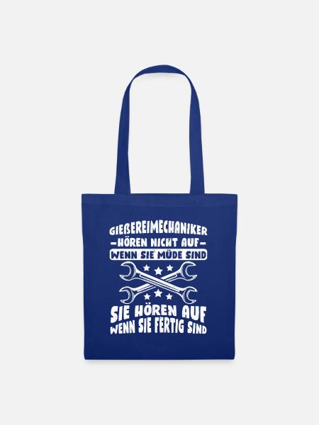 Gießereimechaniker Eisengießer Gießer - Stoffbeutel - Royalblau