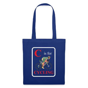 Road Bike Bicycle Road Cyclist Cycling Cyclist - Tote Bag - royal blue - Front