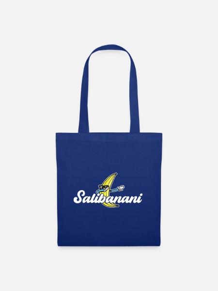 Salibonani Sali Bonani Trommel lustig - Stoffbeutel - Royalblau