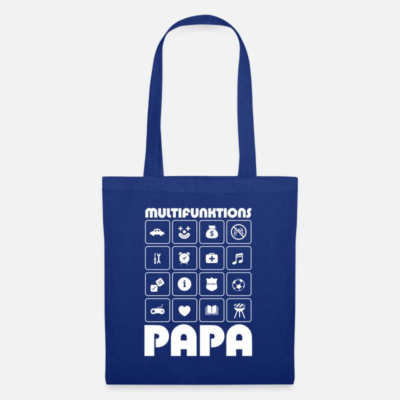 Multifunktions Papa Vatertag Geschenk - Stoffbeutel - Royalblau