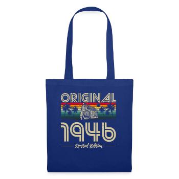 1946 Birthday Born in 1946 Retro Vintage - Tote Bag - royal blue - Front