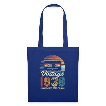 1938 Vintage Birthday Retro Vintage Gift - Tote Bag - royal blue - Front