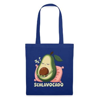 Schlavocado Avocado Offizielles Schlafshirt Schlaf - Stoffbeutel - Royalblau - Vorne