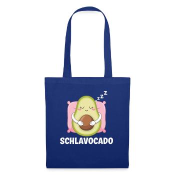 Schlavocado Avocado Offizielles Schlafshirt Schlaf - Stoffbeutel - Royalblau - Vorne