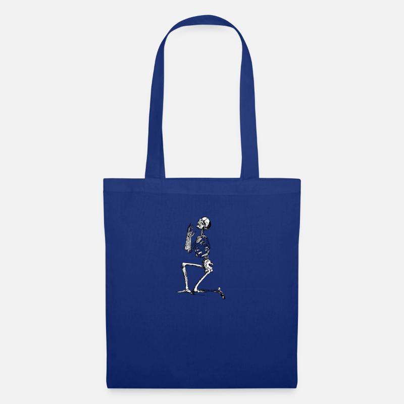 skeleton pray - Stoffbeutel - Royalblau