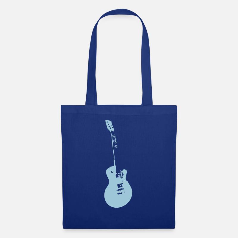 Gitarre electrique4 - Stoffbeutel - Royalblau