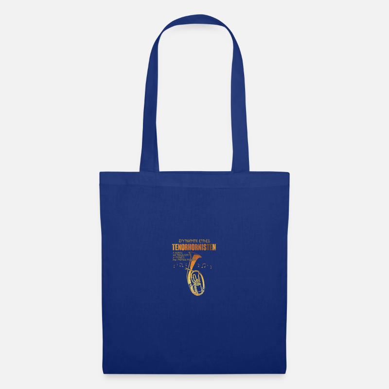 Tenorhorn - Dynamik eines Tenorhornisten - Stoffbeutel - Royalblau