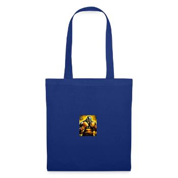 Ritter Boxer Boxen - Stoffbeutel - Royalblau - Vorne