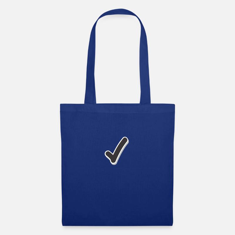 Check - Tote Bag - royal blue