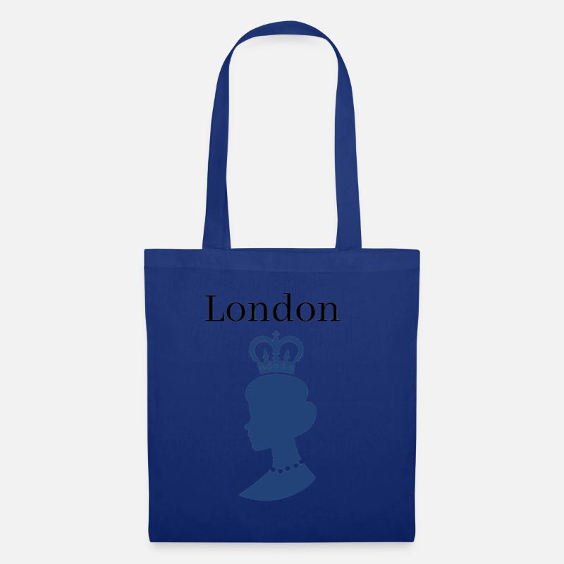 London - Stoffbeutel - Royalblau