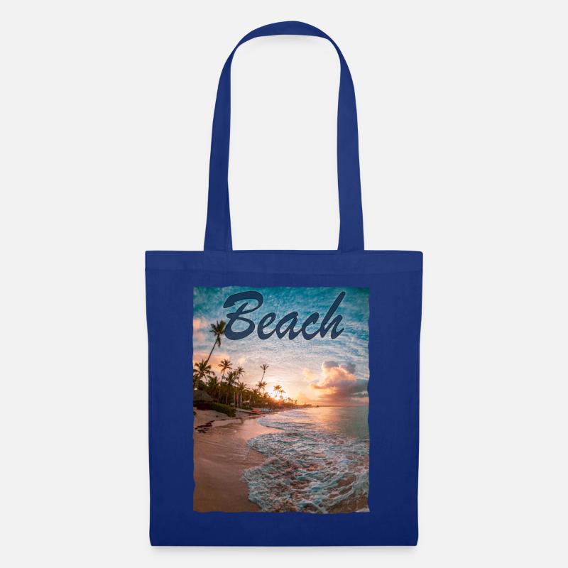 Beach - Stoffbeutel - Royalblau