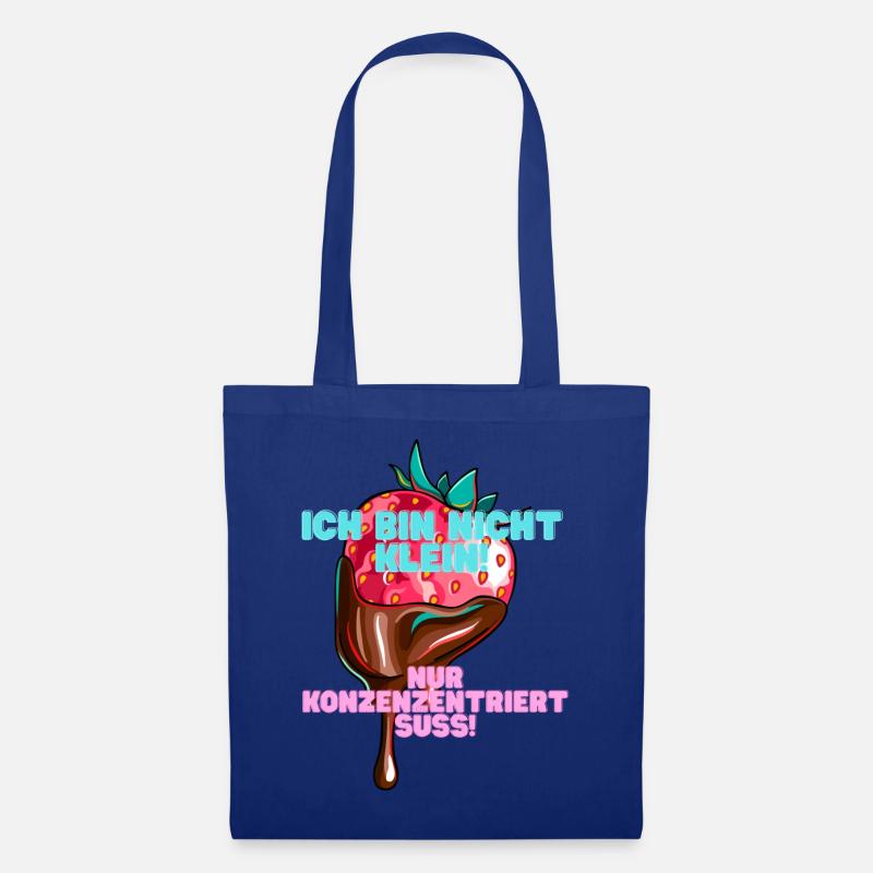 Nicht Klein - Stoffbeutel - Royalblau