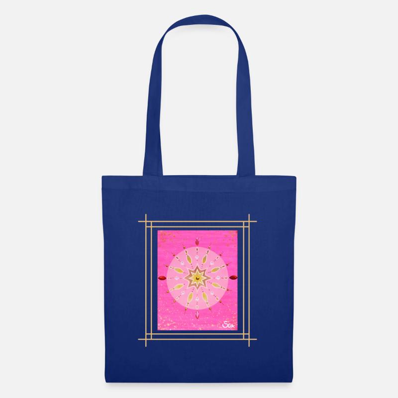 Mandala des SeelenGlücks - Sonja Ariel von Staden - Stoffbeutel - Royalblau