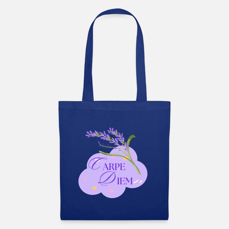 Carpe Diem - Stoffbeutel - Royalblau