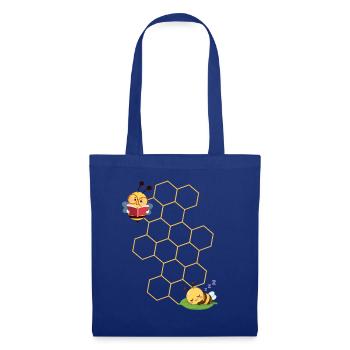 Bee - Stoffbeutel - Royalblau - Vorne