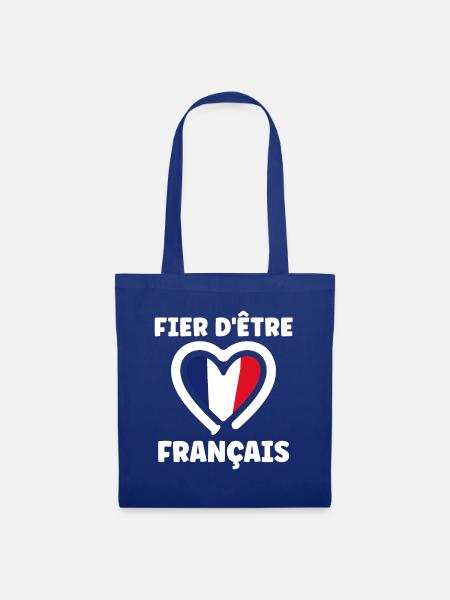 Ich bin Franzose - Stoffbeutel - Royalblau