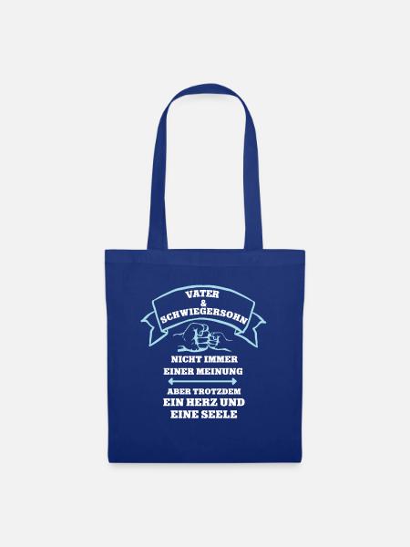 Schwiegersohn Schwieger Vater Partnerlook Team - Stoffbeutel - Royalblau