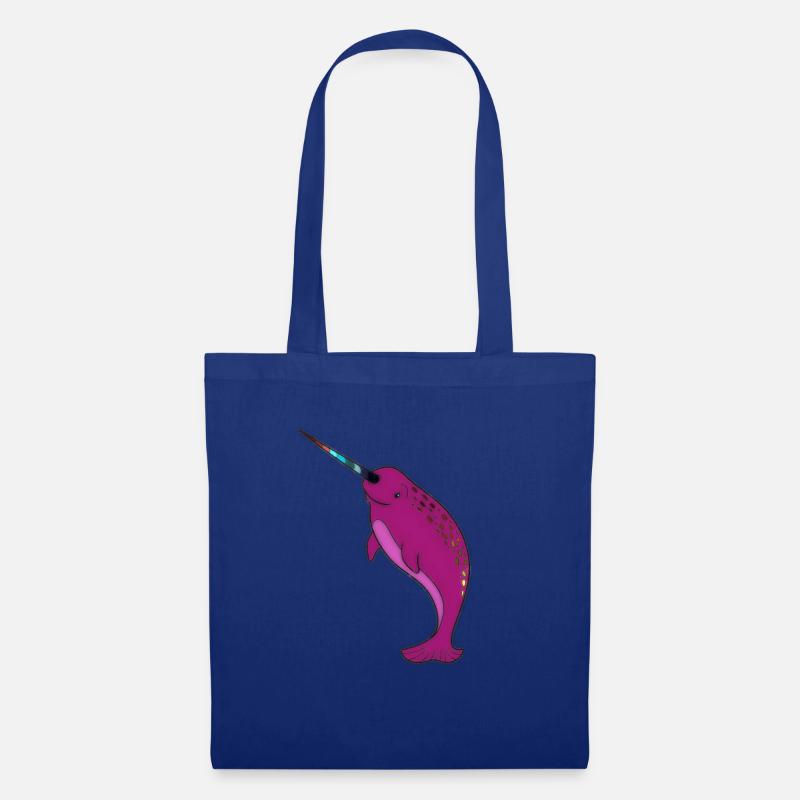Einhorn Flipper - Stoffbeutel - Royalblau