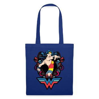 Wonder Woman Retro Look - Stoffbeutel - Royalblau - Vorne