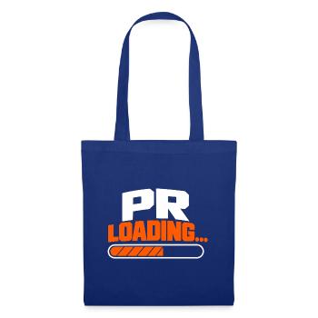 PR-Laden... für Läufer - Stoffbeutel - Royalblau - Vorne