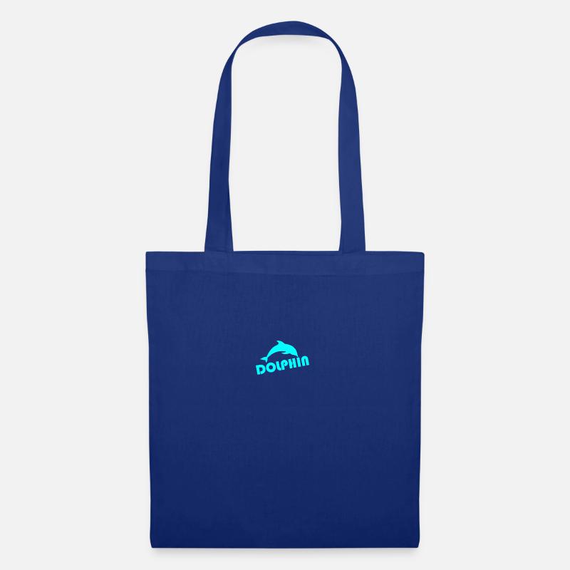 Delphin - Stoffbeutel - Royalblau