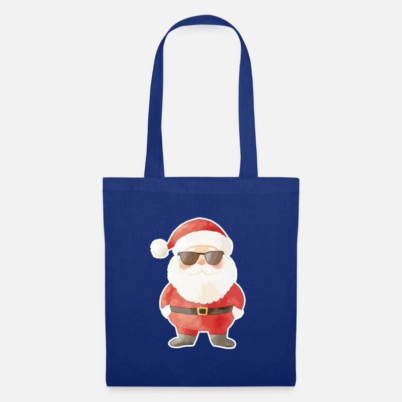 Weihnachtsmann Cool Weihnachten - Stoffbeutel - Royalblau