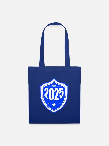 2025 jahr - Stoffbeutel - Royalblau