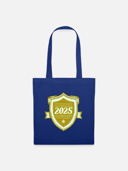 2025 jahr - Stoffbeutel - Royalblau
