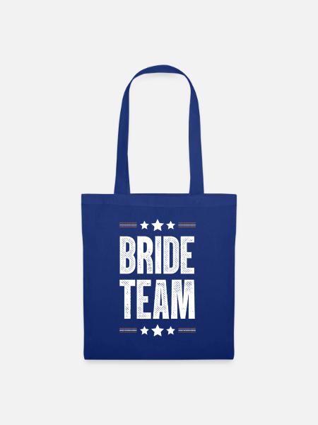 Bride Team - Stoffbeutel - Royalblau
