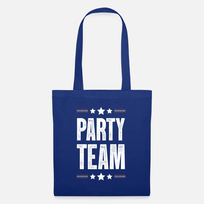 Party Team - Stoffbeutel - Royalblau