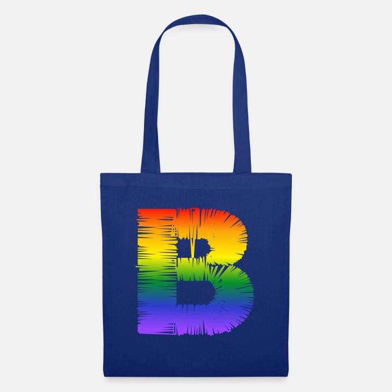 rainbow B - Stoffbeutel - Royalblau