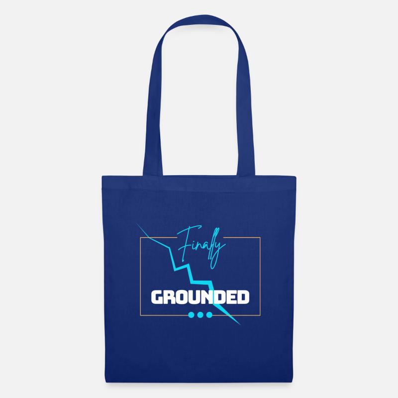 Finally grounded Phalomis - Stoffbeutel - Royalblau