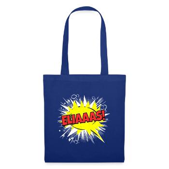 Elijah's Name Funny Speech Bubble Eliaaas! - Tote Bag - royal blue - Front
