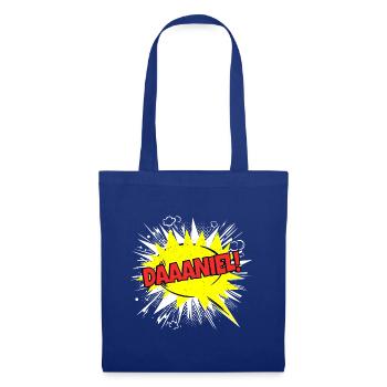 Danie's Name Funny Speech Bubble Daaaniel! - Tote Bag - royal blue - Front