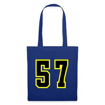57 Number Jersey - Tote Bag - royal blue - Front
