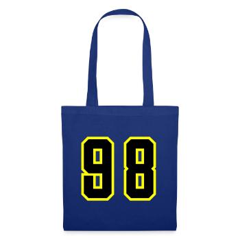 Justaucorps à 98 chiffres - Sac en tissu - bleu royal - Devant