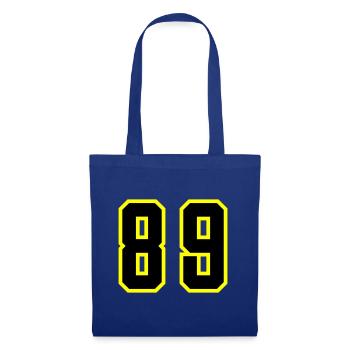89 Zahl Trikot - Stoffbeutel - Royalblau - Vorne