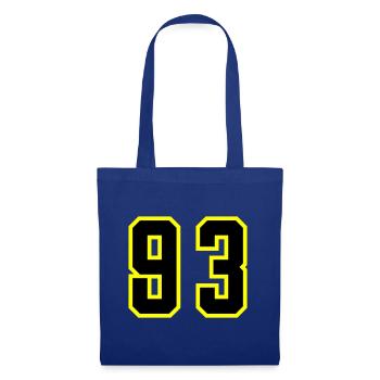 93 Number Jersey - Tote Bag - royal blue - Front
