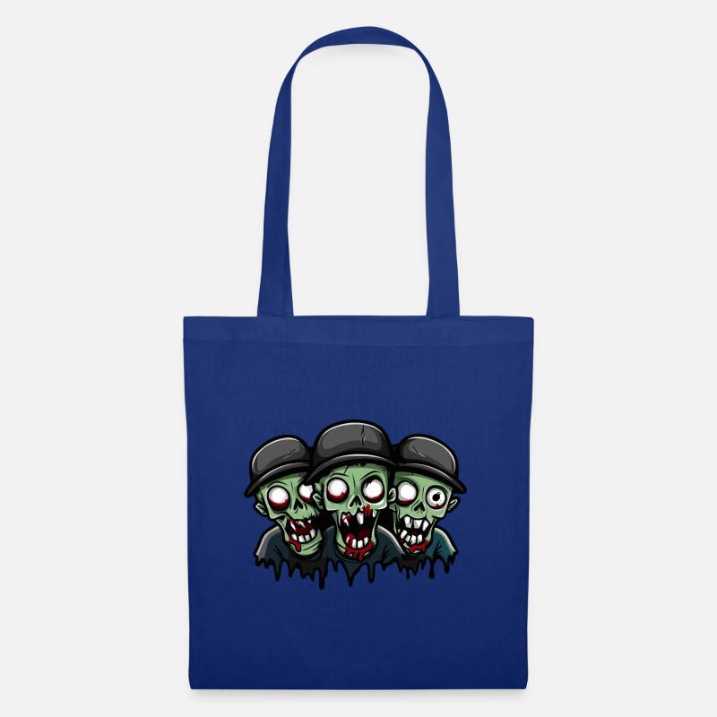 Zombies Halloween - Stoffbeutel - Royalblau