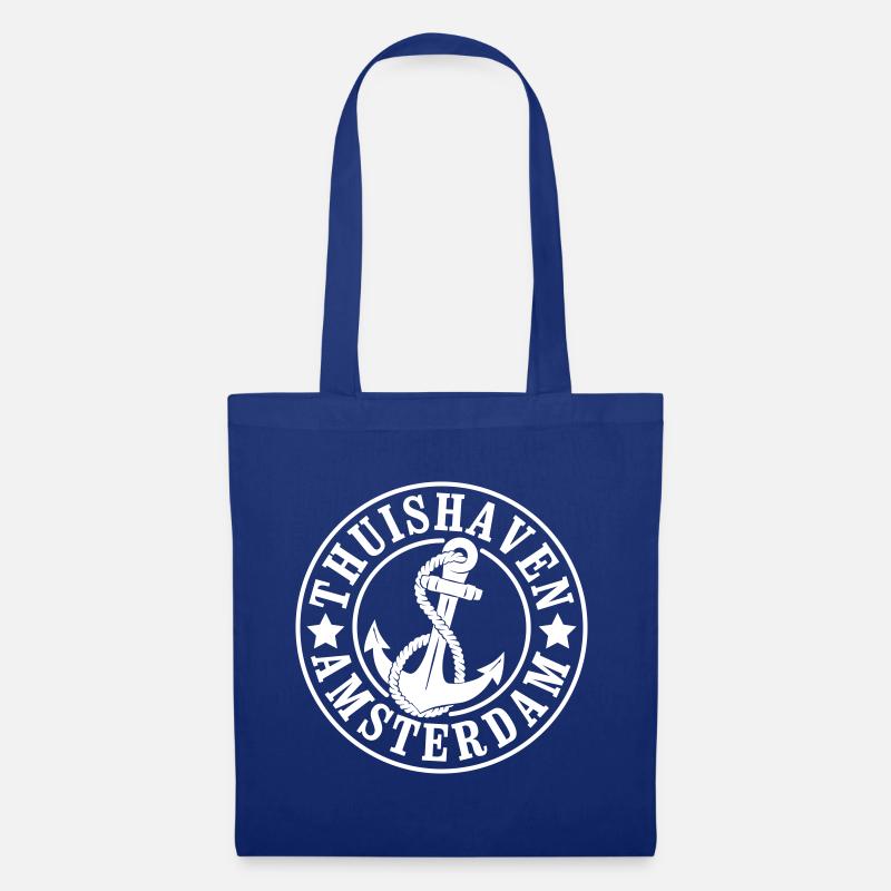 Heimathafen Amsterdam - Stoffbeutel - Royalblau