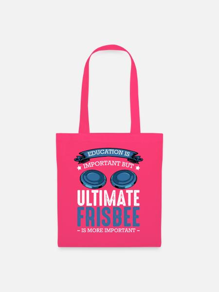 Ultimate Frisbee Ist Wichtiger Als Bildung - Stoffbeutel - Azalea