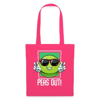 Limette Peace Out Cartoon - Stoffbeutel - Azalea - Vorne